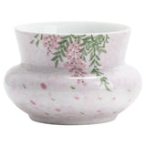 Popxstar  Hand Drawn Wisteria Flower Tea Washing Large Ceramic Tea Set Accessories Desktop Tea Residue Jar