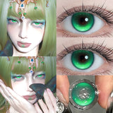 2PCS Red Contact Lens For Myopia Blue Cosplay Myopia Colored Contact Lenses Fashion Soft Contacts Lenses