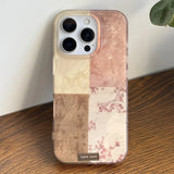 Popxstar  Vintage Style Chinese-Inspired Orchid Calligraphy Phone Case For iPhone 17 16 Pro Max 15 14 13 12 11 XS X XR 7 8 Plus 16e Cover