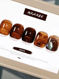 12ML Maillard Tortoise Shell Gelly Amber Gel Nail Polish Brown Nails Black Nails New Year Nails Nail Supplies