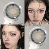 2pcs Hot Sale Natural Color Contact Lenses for Eyes Myopia Degree Korean Lenses Beauty Grey Eye Contacts Lens