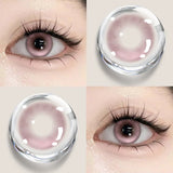 Popxstar  1Pair Korean Contact Lenses for Eye with Prescription Myopia Blue Fashion Green Lenses Beauty Pupils Lenses Natural Lens