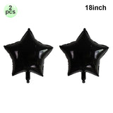 Popxstar  Racing Theme Party Decor Black and White Plaid Wheel Balloon Sport Car Traffic Light Balloon Kids Birthday Racing Party Supplies