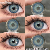2pcs Colored Contact Lenses Natural Gray Beauty Pupils Fashion Blue Contacts Brown Eyes Lenses Green Eye Color Lenses