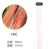 Popxstar Shiny Threads Glitter Hair Tinsel Kit Gold Silk Hair Glitter String Extensions Accessories for Women Headdress