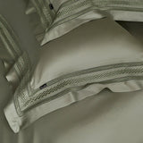 Popxstar  4Pcs Natural Lyocell Eucalyptus Fiber Soft Silky Bedding Set Luxury Embroidery Duvet Cover Bed Sheet/Fitted Sheet Pillowcases