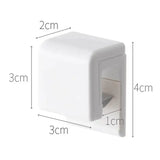 Popxstar 1-100pcs Punch-free Toothbrush Holder Wall-mounted Toothpaste Holder Storage Rack Holders Organizer Bathroom Accessories