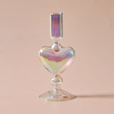 Popxstar Glass Candle Holder Home Decor Nordic Rainbow Vase Flower Table Living Room Decoration Candlestick Holder for Wedding