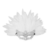 Creativity Novelty Feather Masquerade Mask Detachable Hyperbole Carnival Masquerade Mask Party Eye Mask