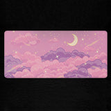 Popxstar Pink Mouse Pad Skyscape Large Mousepad 90x40 Gaming Accessories Pads Rubber Computer Desk Mat Xxl Extended Mouse Mats