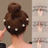 Camellia Hair Comb Invisible Bangs Hair Clip Tidy Artifact Hair pin Girls Hairpin Women Tools Fixed Inser Comb Hair Accessories