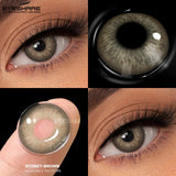 Color Contact Eye Color Lenses Makeup Natural Brown Lens Cosmetics Gray Eyes Lenses Woman Makeup Softlenses