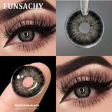1 Pair Lucifer Series Color Contact Lenses for Eyes Natural Blue/Brown/Gray/Green Lens 14.5mm Big Eyes Contacts Yearly