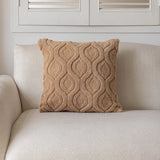 Popxstar  Solid color Shu cotton lint sofa throw pillow Modern simple living room sofa pillow Model room decorative bedside cushion