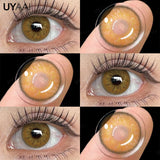 Popxstar 1 Pair Color Contact Lenses for Eyes Blue Pupils Brown Natural Lenses High Quality Green Color Eye Lens Cosmetic Colorcon
