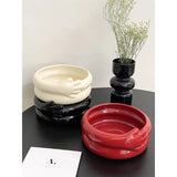 Creative Nordic Feng Shui Fruit Pan Home Living Room Tea Table High End Simple Ceramic Fruit Pan