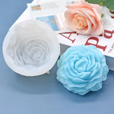 Popxstar Large Peony Flower Silicone Candle Mold Diy Handmade 3D Rose Candle Soap Plaster Resin Cake Baking Tool Home Decoration Gift