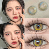 Popxstar  New Lense 1 Pair Color Contact Lenses with Natural Eye Contact Lenses Blue Brown Green Lenses Pupils Beauty Color Lens