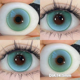 Popxstar  2pcs/pair 14.5MM Iris Brown Lenses Beauty Makeup Pupils Eye Color Lenses Colorful Contact Lenses Fashion Blue Green Lens