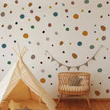 Popxstar Boho self-adhesive wall stickers wave point geometry children's bedroom home decoration stickers