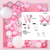 Popxstar Macaron Pink Balloon Garland Arch Welcome Baby Shower Valentines Day Birthday Party Wedding Decoration Anniversaire Latex Baloon