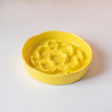 Elevated Cat Bowls Ceramic Slow Feeder Bowls Neck Protection Non-Slip Spill-Resistant for Dogs Cats Water Bowl