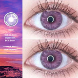 Popxstar Color Contact Lenses For Eyes 2pcs Anime Cosplay Colored Lenses Blue Crazy Halloween Lenses Contact Lens Beauty Makeup