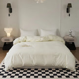 Popxstar 60s Long Staple Cotton Duvet Cover Solid Color Quilt Cover Queen Size Comforter Cover 160x210 200x200 Bedding