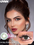 Color Contact Eye Color lenses Natural Pupils Green Lens Makeup Big Eyes Black Pupils Gray Lenses Colorcon Water Light