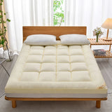 Popxstar Thicken Fluffy Mattress Toppers Queen Four Seasons Soft Mattress Pad King Size Living Room Mat Car Sleeping Mats Field Camp Mat
