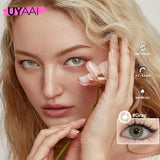 Popxstar Lenses Colored Contact Lenses  Natural Look Lenses  Women Beauty Colored Pupils Green Contact Lenses Blue Contact Lenses