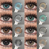 1 Pair Color Contact Lenses Makeup Color Pupils Cosmetics Green Contacts Natural Pupils Blue Contact Lens Brown Lenses