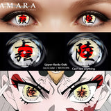 Popxstar  2pcs/1pair Anime Cosplay Colored Contact Lenses crazy Halloween Coloured Anime Softlens Hoshino Ai Pupil