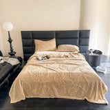 Popxstar Butterfly Jacquard Plush Blanket Summer Conditioning Bedding Nap Blanket Office Sofa Nap Blankets Soft Comfortable Bed Blankets