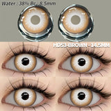 Popxstar 1 Pair Colored Contact Lenses Cosplay Colorful Contact Blue Eyes Contact Anime Red Lenses Halloween white Lenses