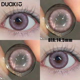 Popxstar  1Pair Contact Lenses for Eye Big Pupils Lenses Diameter 14.5mm Blue Grey Eye Degree Prescription -0.00 to -8.00