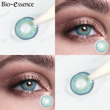 Popxstar  0~-6.00 Myopia Lenses Colored Contact Lenses with Degree Bubble Series Natural Eye Contact Prescription Lenses