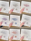 Autumn Winter Blue Black Red Glass Bead Crystal Cat Eye Gel Nail Polish New Whitening High Density Sparkling Nail
