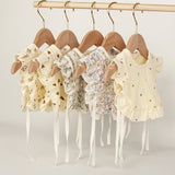 Popxstar 100% Cotton 4-Layer Gauze Retro Lace Ruffle Vest Bib For Boys And Girls Baby Bib Waterproof Baby Bib Baby Vest Bib