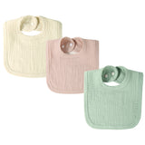 Popxstar Pure Cotton Gauze Baby Bib Soft Breathable U-Shaped Saliva Towel for Infants Comfortable And Airy Neck Cover for Babies