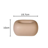 Popxstar  Nordic Cream Style Ceramic Tissue Box Living Room Bedroom Coffee Desktop Decoration Ornament Creative Tissue Holder Tissue Box
