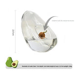 Popxstar  Avocado Shaped Hydroponics Home Vase Home Decor Glass Seed Planting Cultivation Container Table Decoration and Accessories Vases