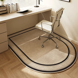 Popxstar Study Bedroom Home Carpet Chair Non-slip Floor Mat Beige Striped Rug Living Room Swivel Chairs TPR Bottom Anti-slip Area Rugs