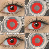 Popxstar  Halloween cosplay color contact lenses for eyes black/red/white Anime Accessories colorful fashion lenses