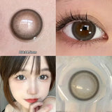 Popxstar 1 Pair Beauty 10 Colors Contact Lenses for Eyes Natural Pupil Color Lens Eyes for Myopia Free Shipping Half A Year Use