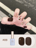 12ML Maillard Tortoise Shell Gelly Amber Gel Nail Polish Brown Nails Black Nails New Year Nails Nail Supplies