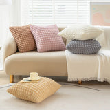 18x18in Solid Nordic Cushion Cover Texture Sensation Throw Pillow Cover For Living Room Bedroom Sofa Office Waist Pillow Case