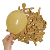 Popxstar  10/20/30pcs Retro Green Balloons Coffee Khaki Coco Skin Avocado Green Latex Globos for Birthday Decorations Christmas Party Deco