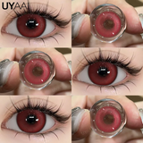 Popxstar NEW Choco Series Colored Contact Lenses Cosmetic Black Lenses Gray Contacts Lenses Women Makeup Colored Pupils Blue lenses