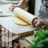 Popxstar 2Pcs Acrylic Rolling Pin Spacers Dough Thickness Guides Measuring Strip Pasta Supplies